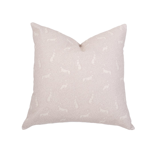 Charming Meadow Rabbit Scatter Cushion by Ava & Bear, crafted from 100% cotton twill for ultimate comfort, features eco-friendly vibrant designs perfect for enhancing nursery decor with a touch of enchantment.