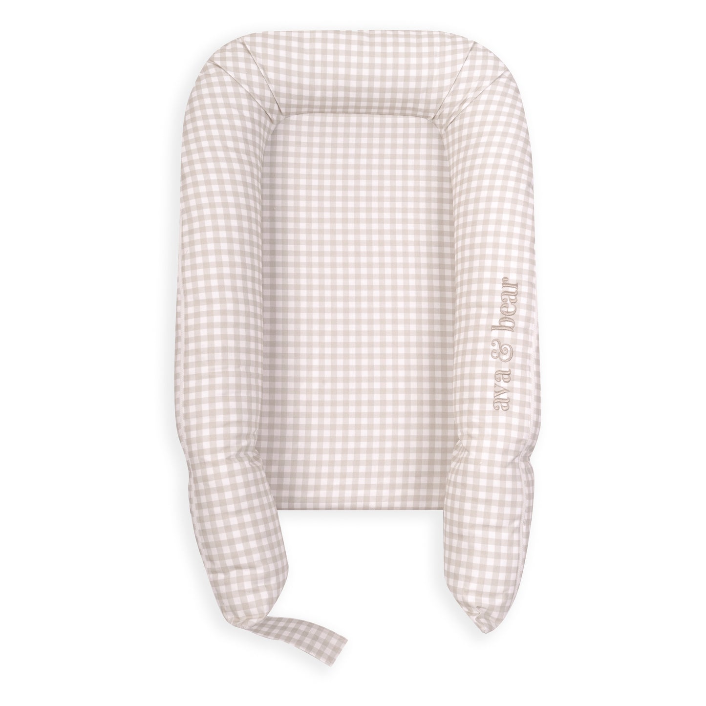 Stone Gingham Lounging Pod