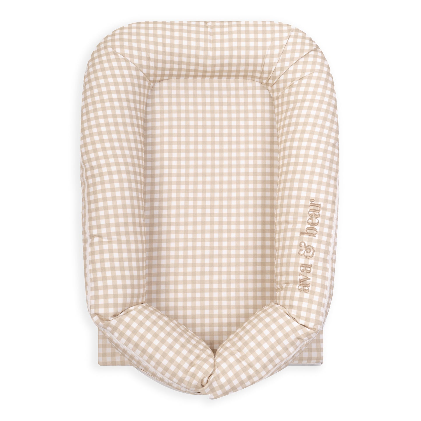 Butter Gingham Lounging Pod