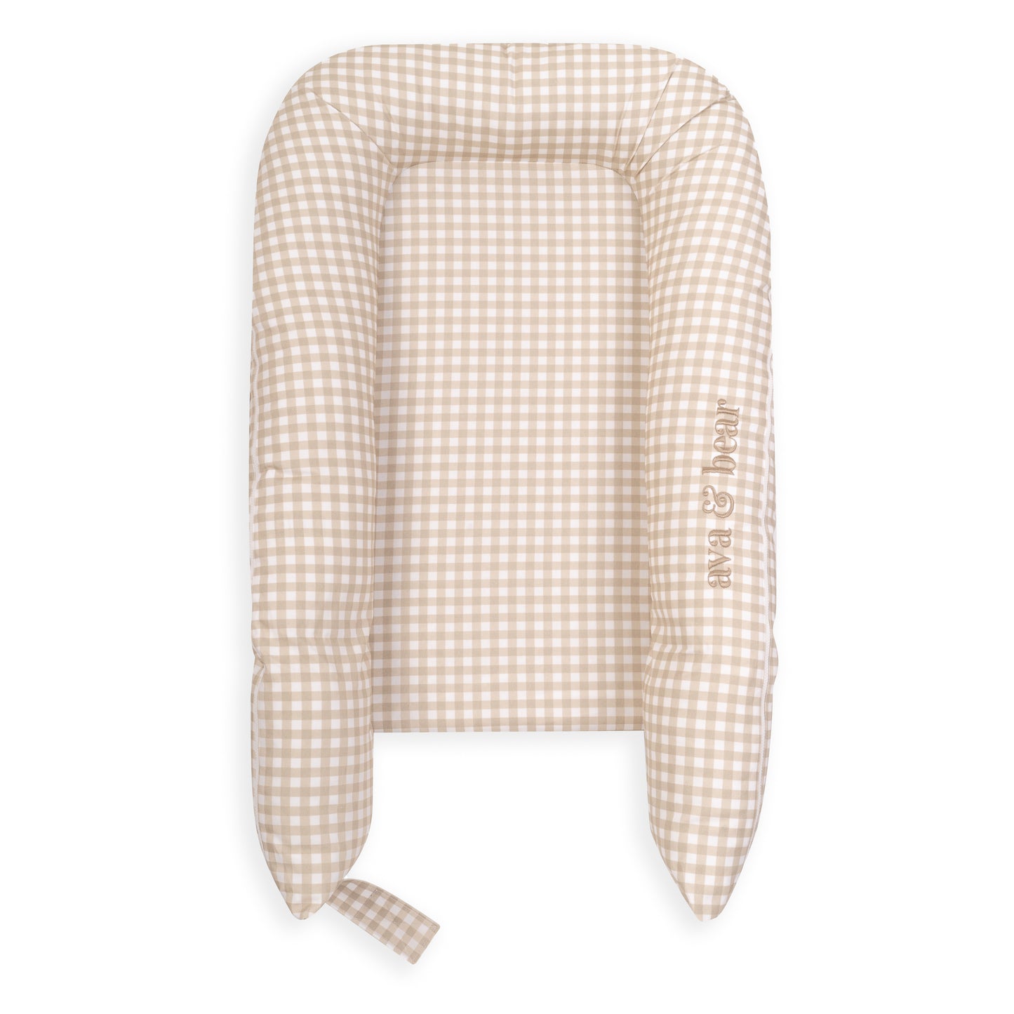 Butter Gingham Lounging Pod