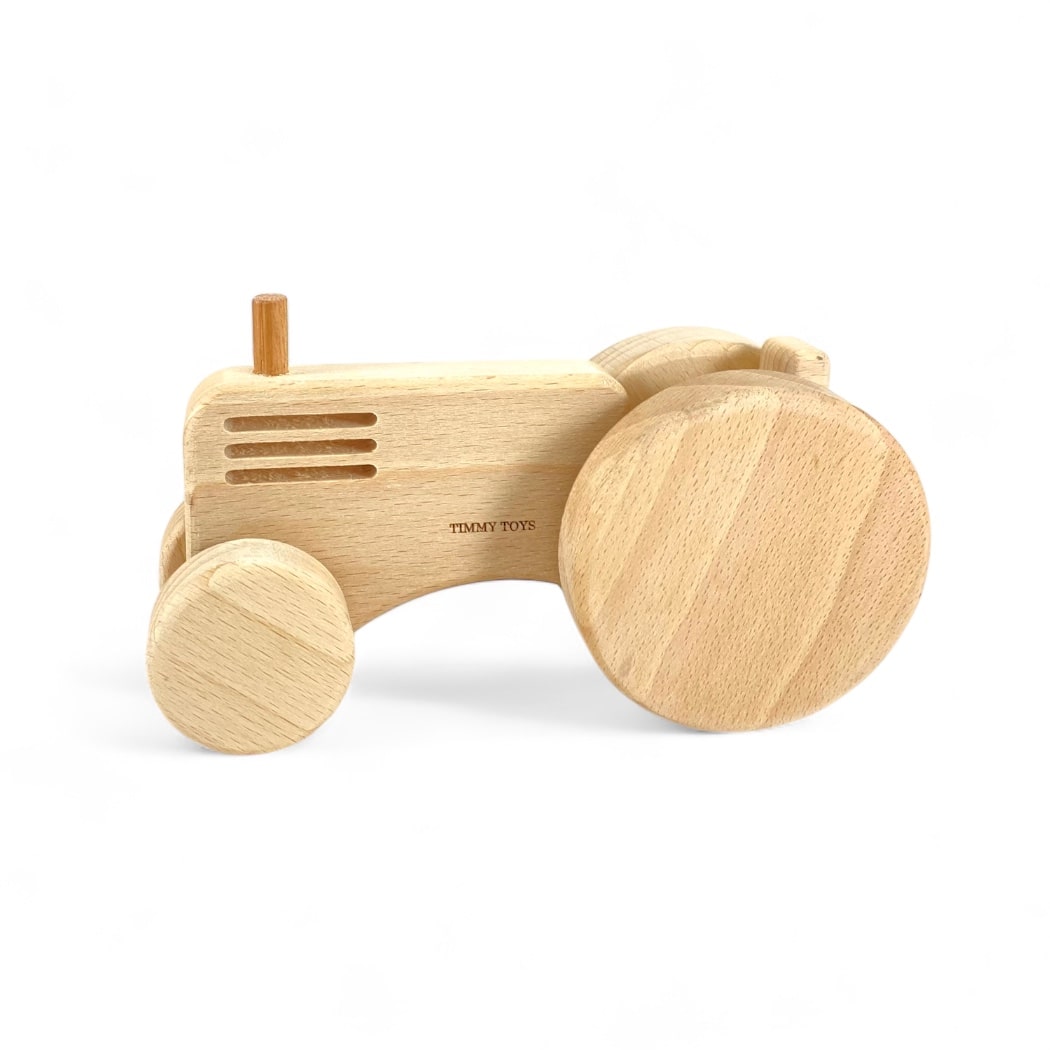 Timmy Toys Vintage Tractor Wooden Toy