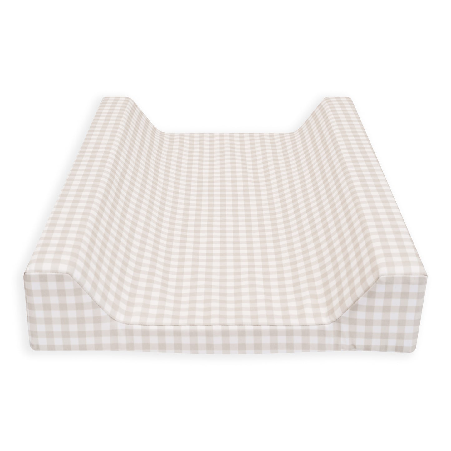 Changing Mat Cover - Stone Gingham