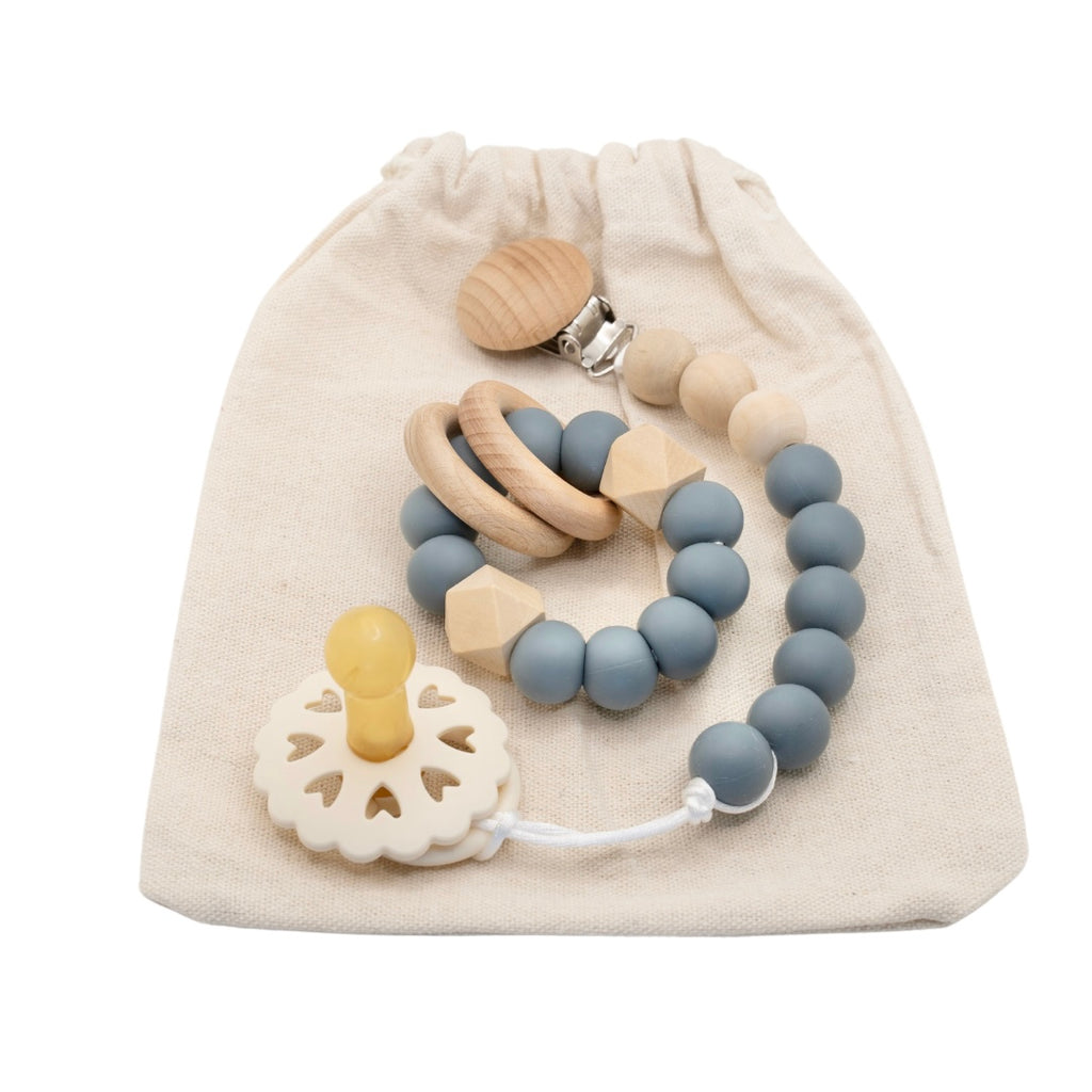 Dummy Clip & Teether Toy Set