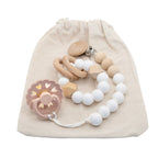 Dummy Clip & Teether Toy Set