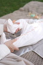 Nappy Clutch - Stone Gingham Ava & Bear