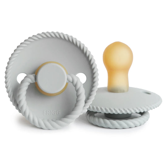 FRIGG Rope Pacifier by Ava & Bear, symbolizing the unbreakable bond between mother and child with its rope-inspired design.