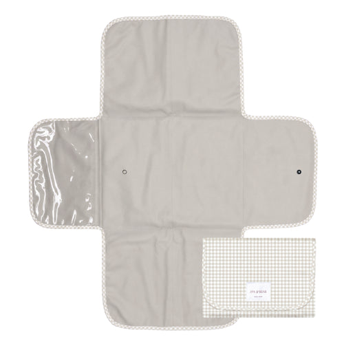 Nappy Clutch - Pearl Micro Gingham