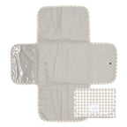Nappy Clutch - Stone Gingham
