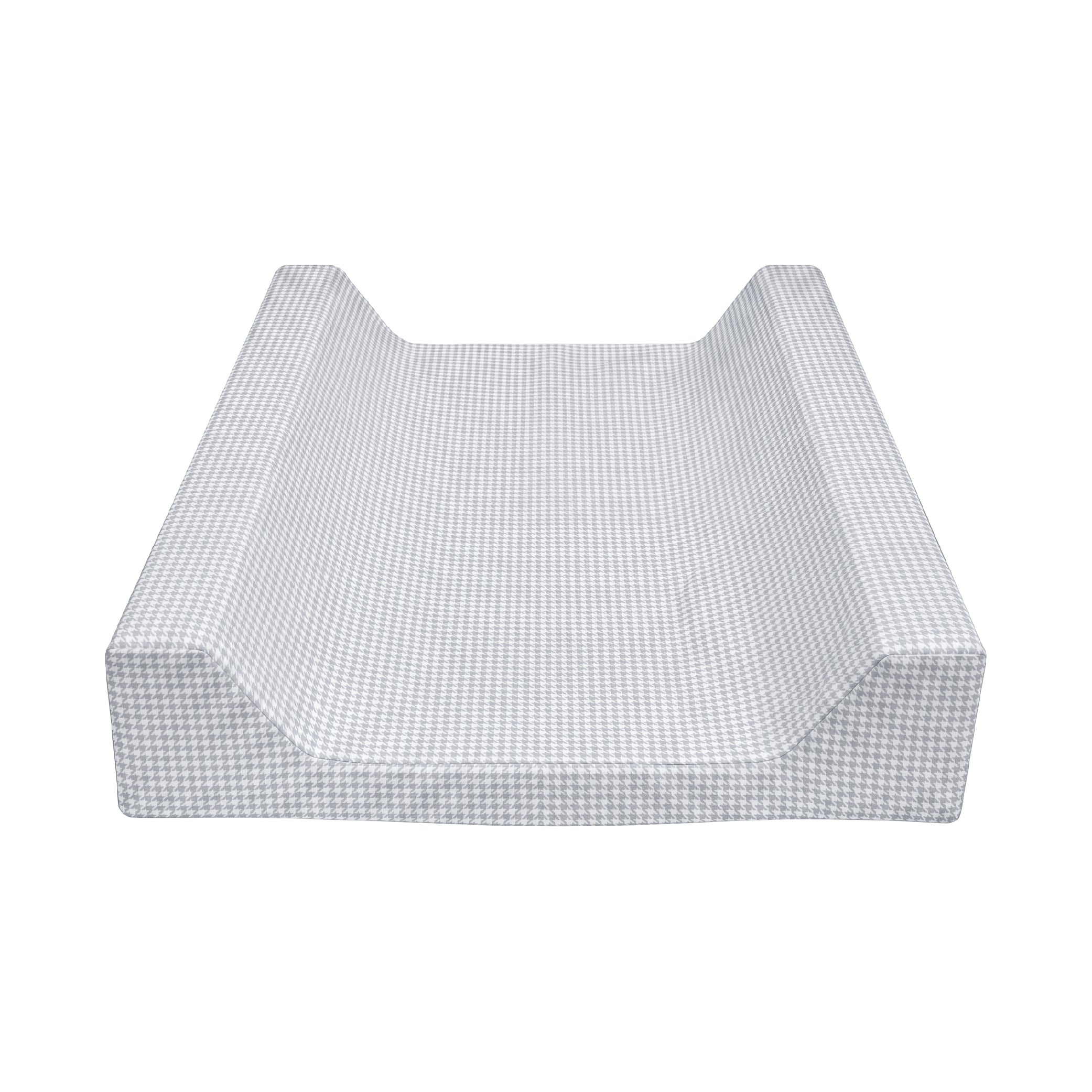 Changing Mat Set - Dusty Blue Houndstooth