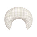 Crescent Nursing Cushion - Stone Gingham