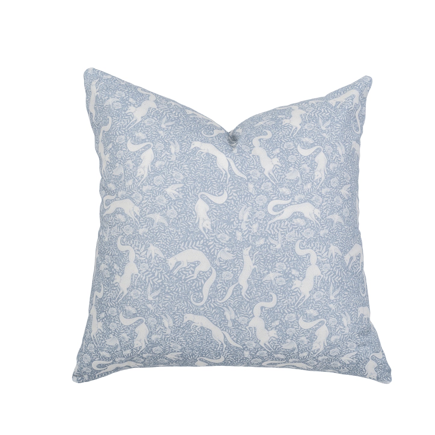 Charming Ava & Bear Playful Fox Scatter Cushion, 50x50, nestled in a cozy nursery setting, showcasing its eco-friendly, vibrant design on 100% cotton twill, perfect for adding warmth and style to your child's space.