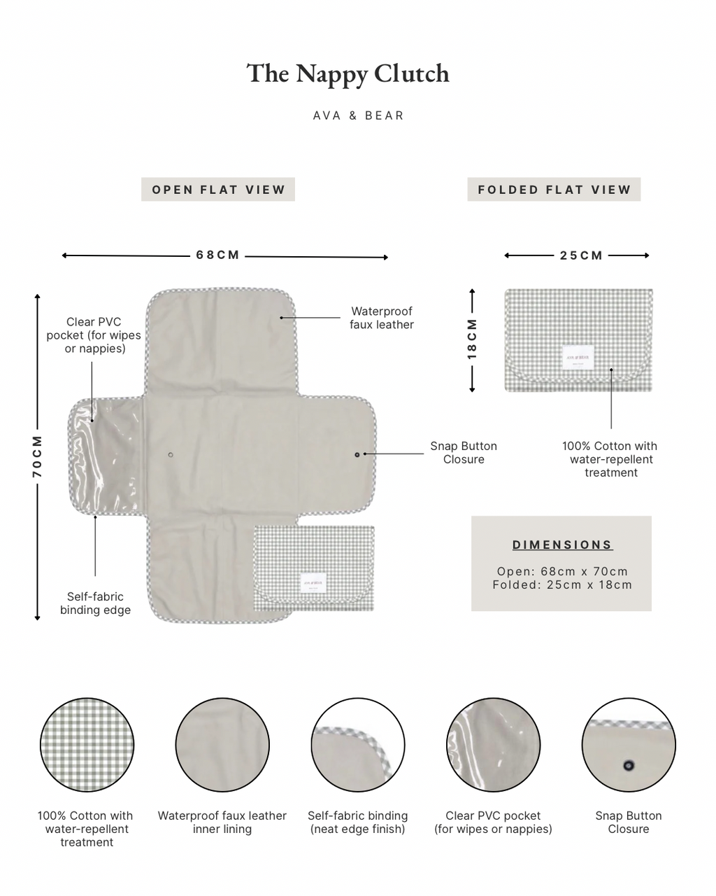 Nappy Clutch - Meadow Rabbit