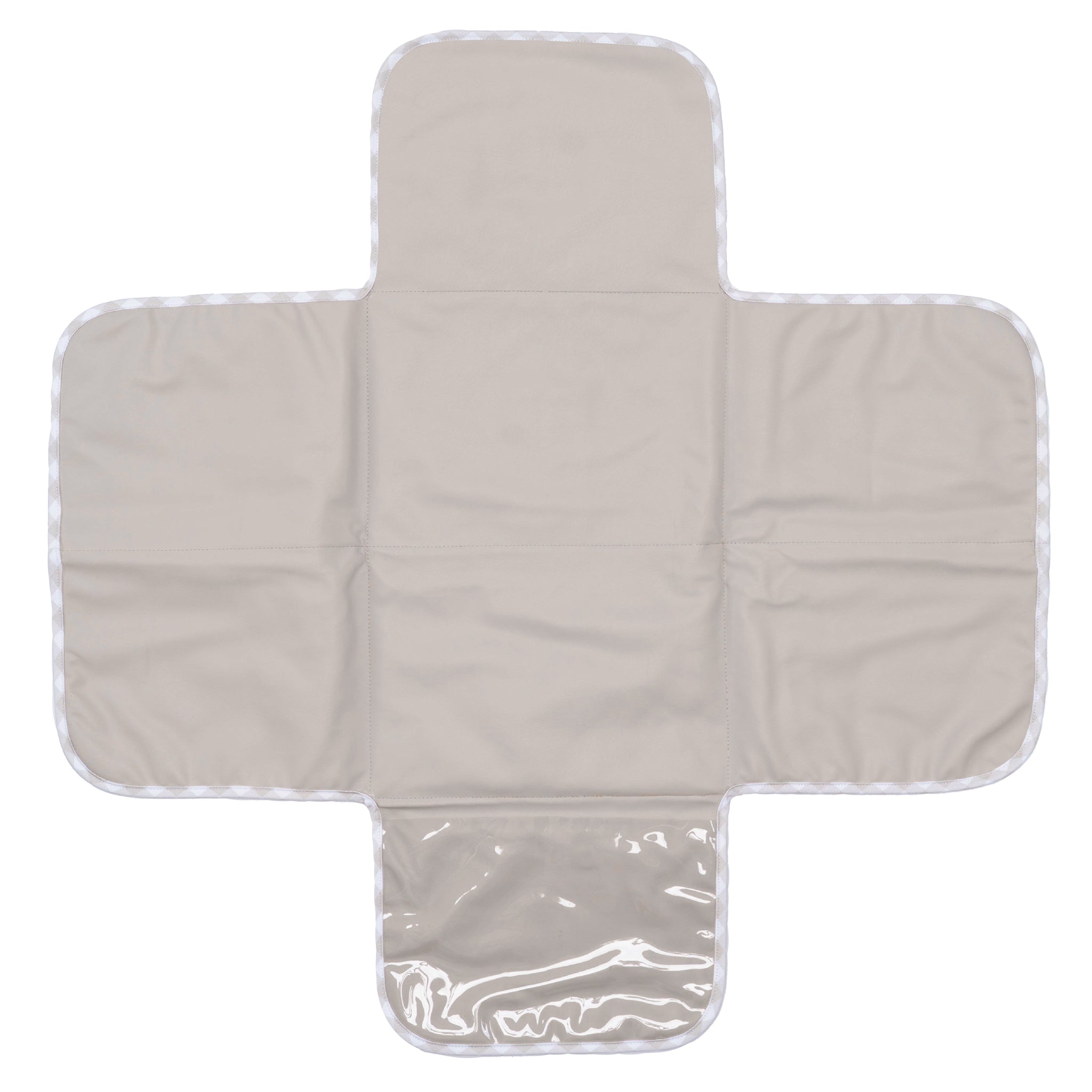 Nappy Clutch - Stone Gingham