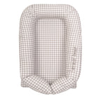 Ash Brown Gingham Lounging Pod