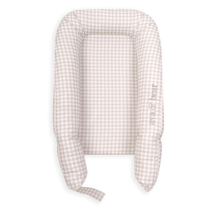 Stone Gingham Lounging Pod