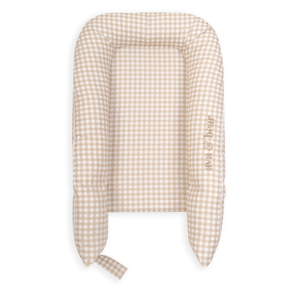 Butter Gingham Lounging Pod