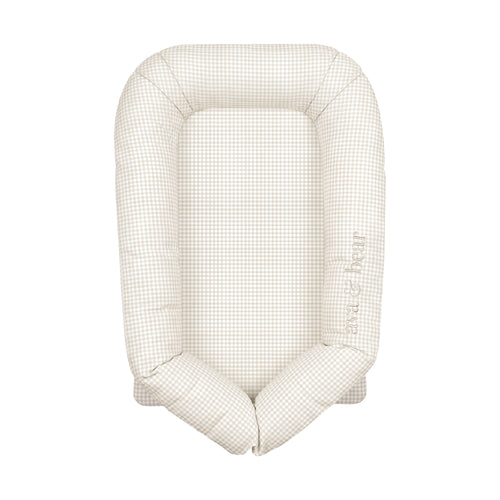 Pearl Micro Gingham Lounging Pod