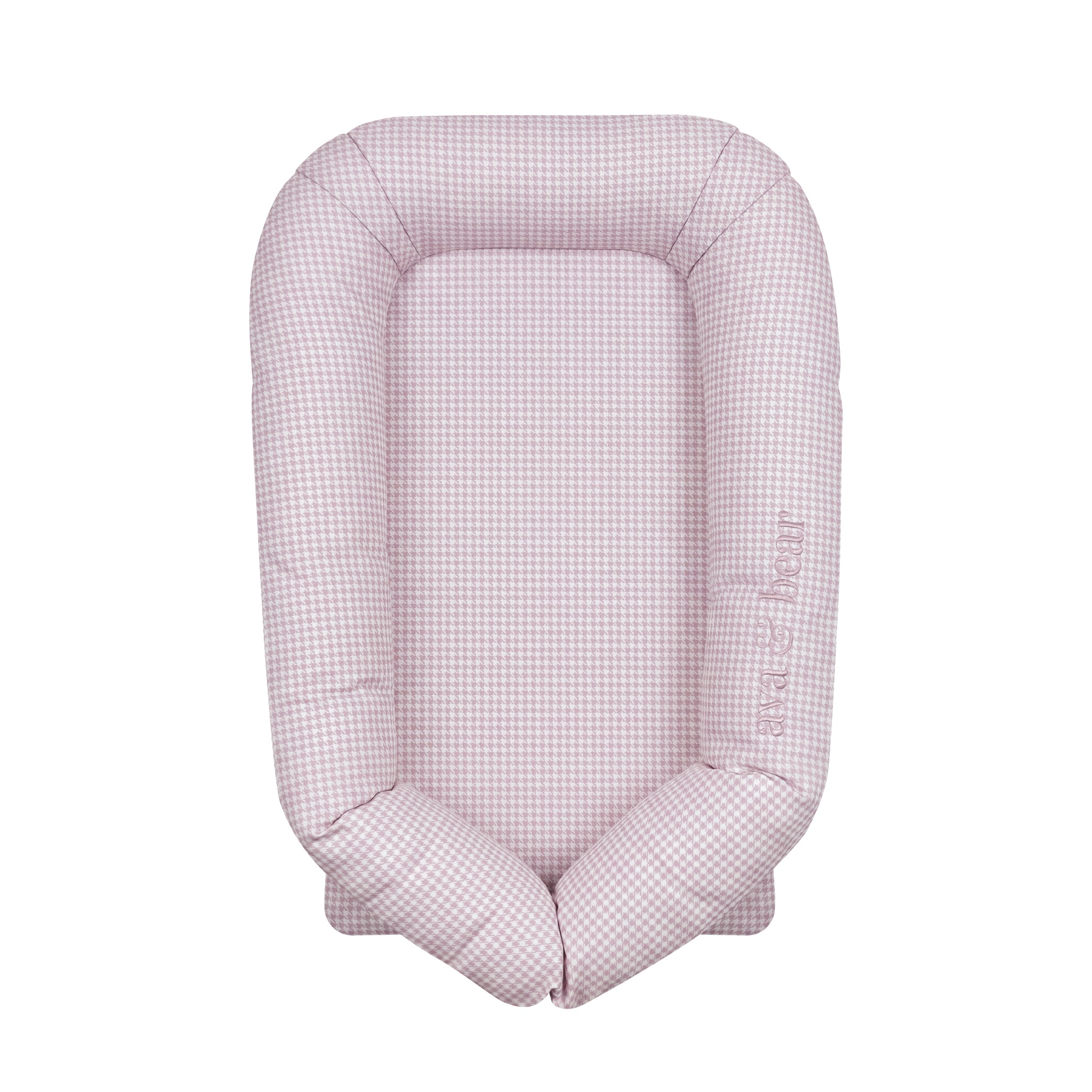 Pink Houndstooth Lounging Pod
