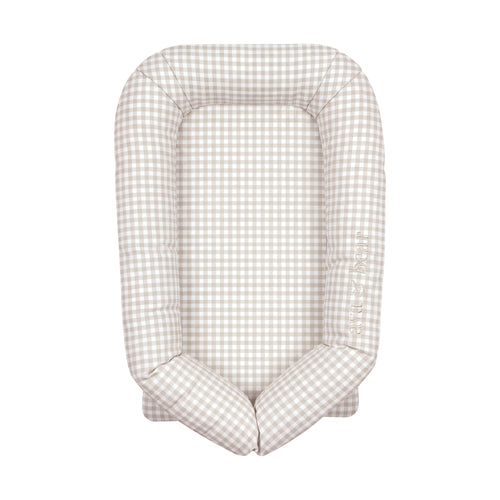 Stone Gingham Lounging Pod