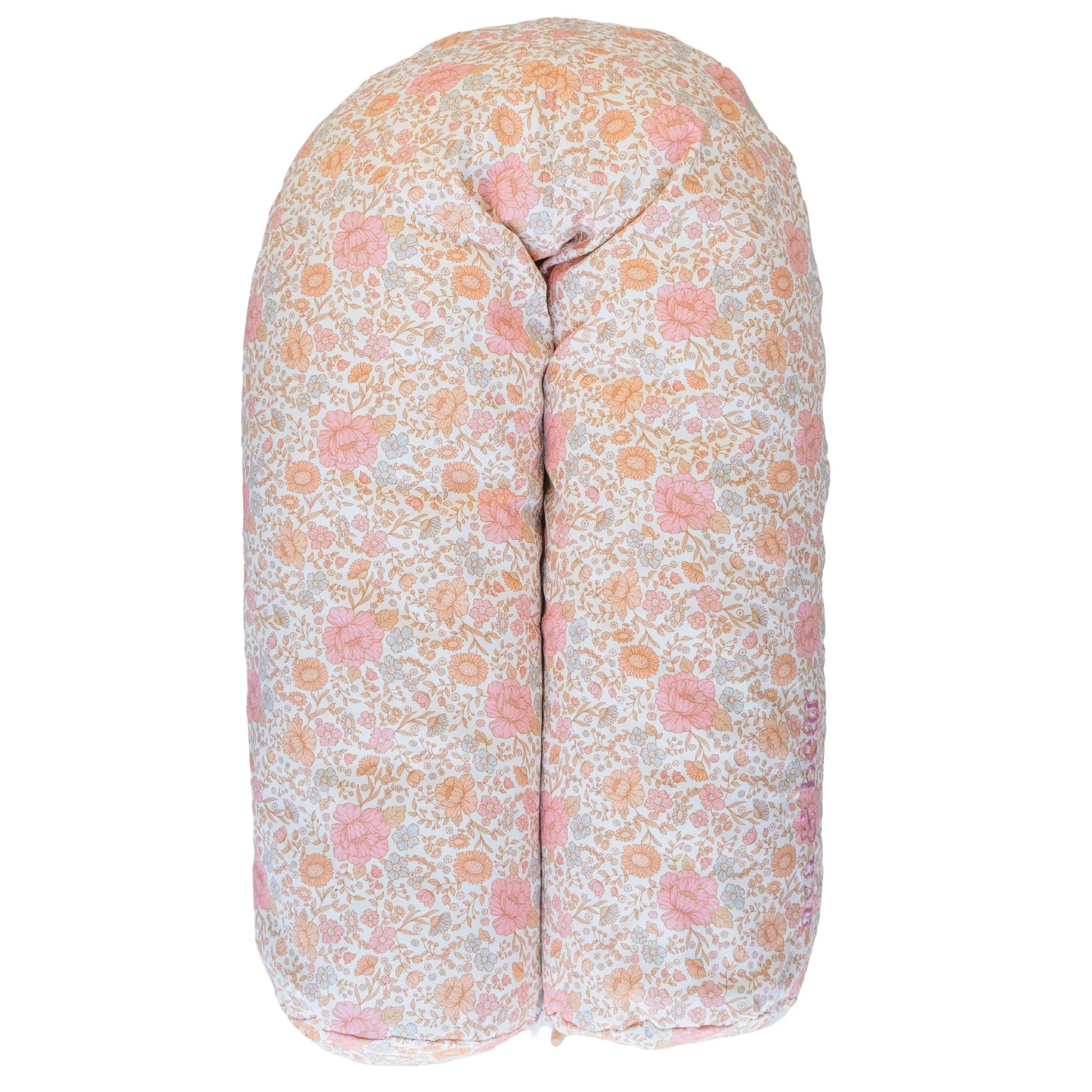 Ava & Bear Plush Cushion with a dainty floral design, providing versatile support for pregnancy, nursing, reflux relief, tummy-time, and as a sitting aid, enhancing comfort and enjoyment throughout motherhood.