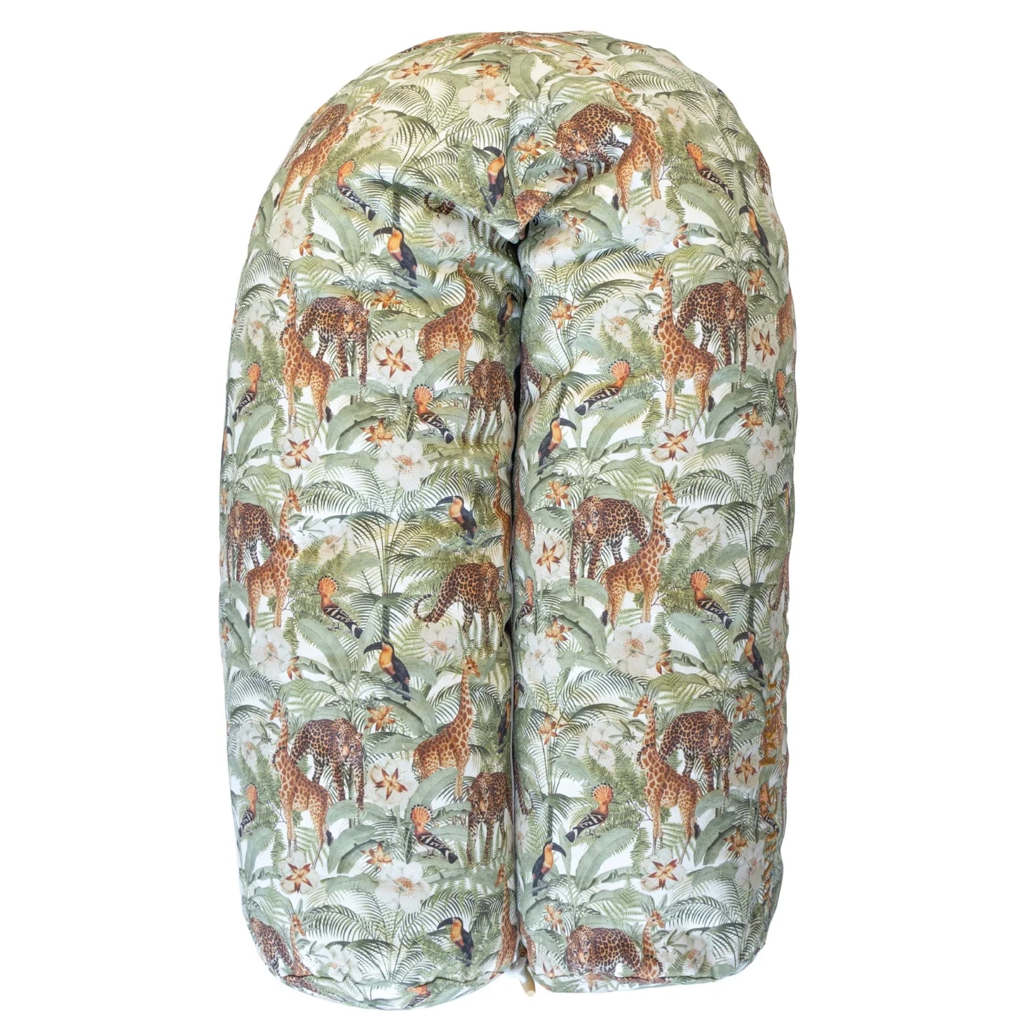 Ava & Bear's Wild Wanderers plush cushion, showcasing a whimsical design, serves as a versatile companion for mothers and babies, offering pregnancy support, nursing comfort, reflux relief, tummy-time assistance, and a sitting aid, enhancing every stage of motherhood with unmatched comfort.