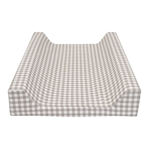 Changing Mat Set - Ash Brown Gingham Ava & Bear